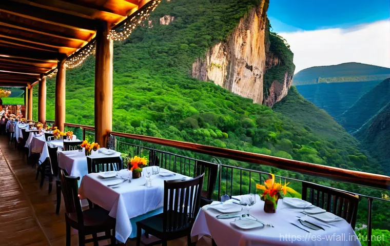 폭포 근처 맛집 추천 - **A Fairytale Dining Experience in a Mexican Forest:**
    "A magical, high-angle outdoor dining sce...